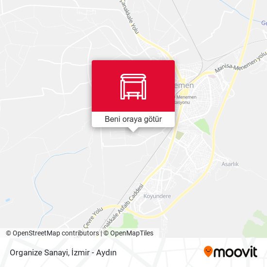 Organize Sanayi harita