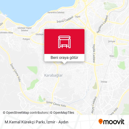 M.Kemal Kürekçi Parkı harita