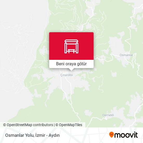 Osmanlar Yolu harita
