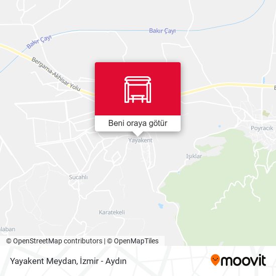 Yayakent Meydan harita