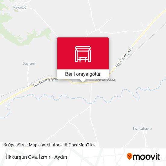İlkkurşun Ova harita
