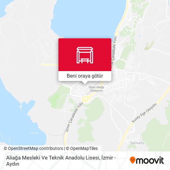 Aliağa Mesleki Ve Teknik Anadolu Lisesi harita