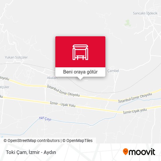Toki Çam harita