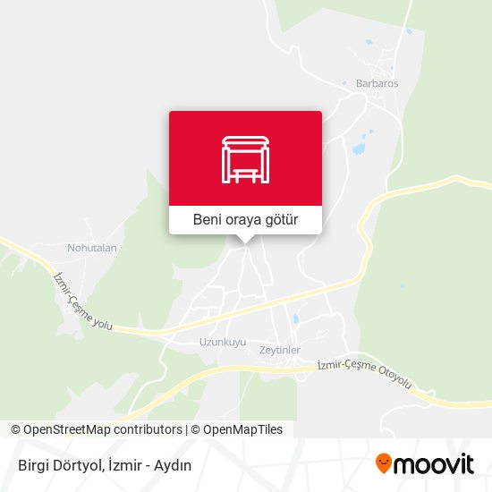 Birgi Dörtyol harita
