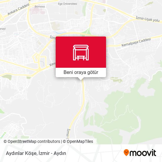 Aydınlar Köşe harita