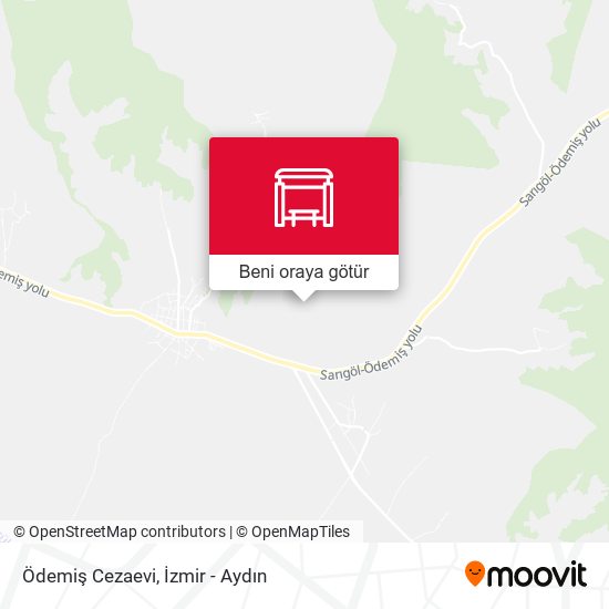 Ödemiş Cezaevi harita