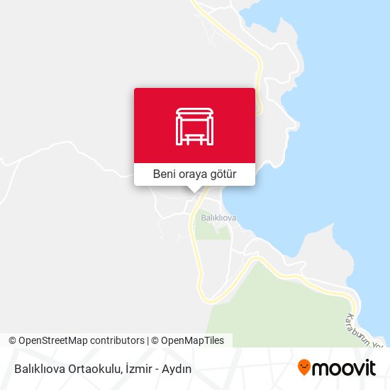 Balıklıova Ortaokulu harita