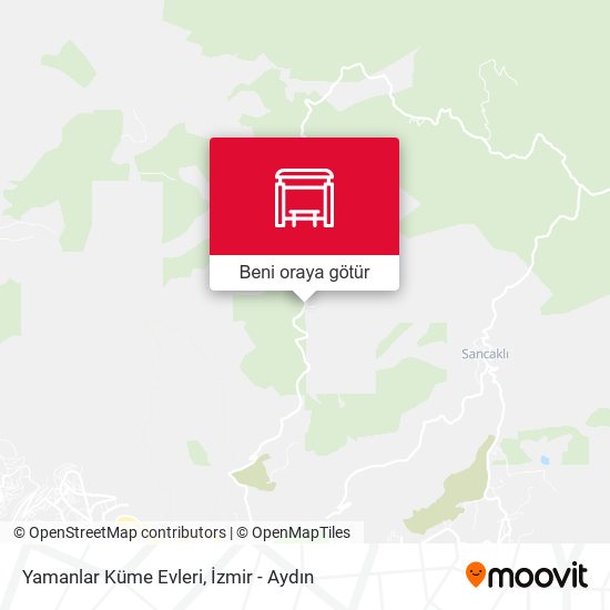 Yamanlar Küme Evleri harita