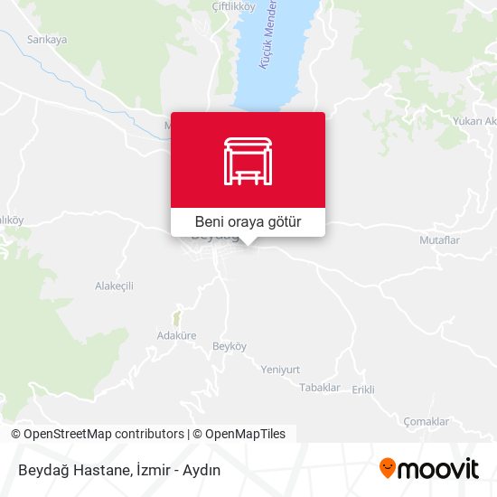 Beydağ Hastane harita