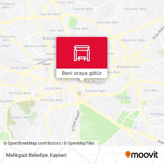 Melikgazi Belediye harita