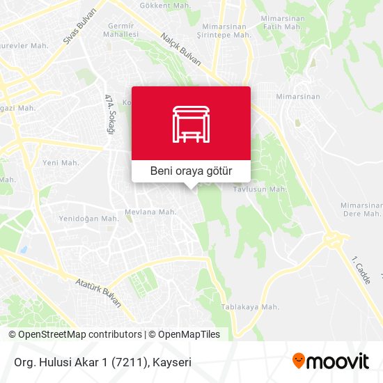 Org. Hulusi Akar 1 (7211) harita