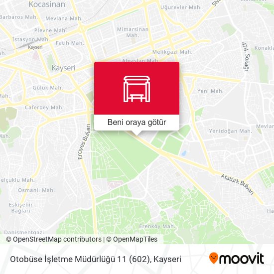 Otobüse İşletme Müdürlüğü 11 (602) harita
