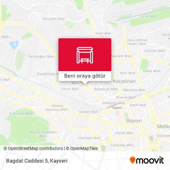 Bagdat Caddesi 5 harita