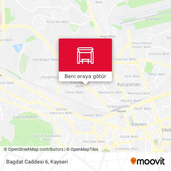 Bagdat Caddesi 6 harita