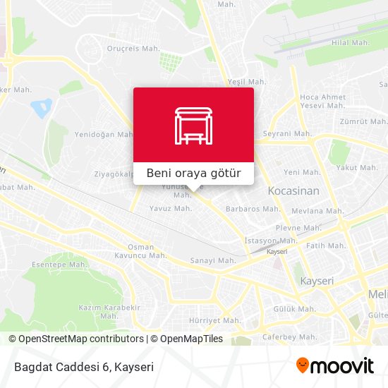 Bagdat Caddesi 6 harita