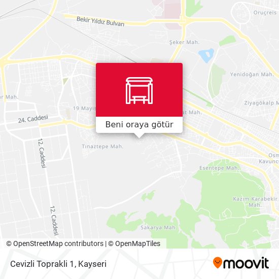 Cevizli Toprakli 1 harita