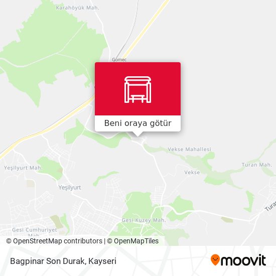 Bagpinar Son Durak harita