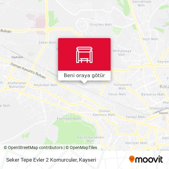 Seker Tepe Evler 2 Komurculer harita