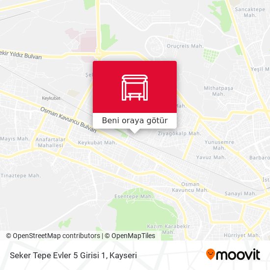 Seker Tepe Evler 5 Girisi 1 harita