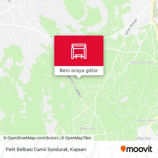 Pelit Belbasi Camii Sondurak harita