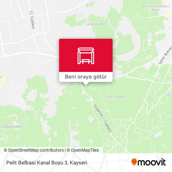 Pelit Belbasi Kanal Boyu 3 harita