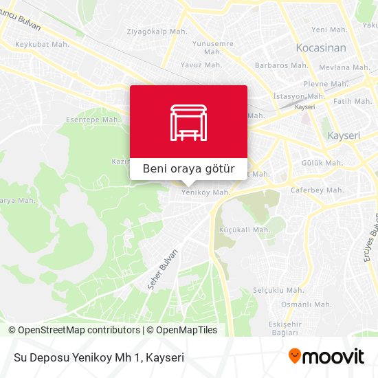 Su Deposu Yenikoy Mh 1 harita