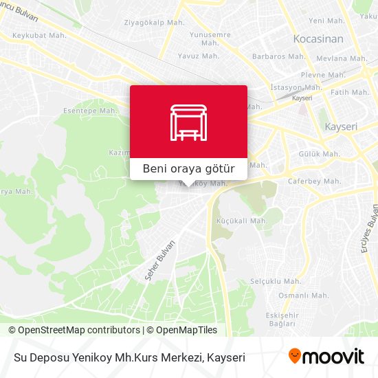 Su Deposu Yenikoy Mh.Kurs Merkezi harita