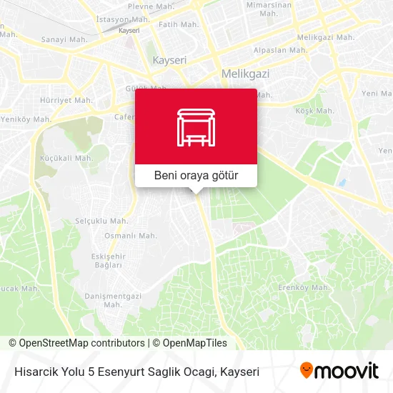 Hisarcik Yolu 5 Esenyurt Saglik Ocagi harita