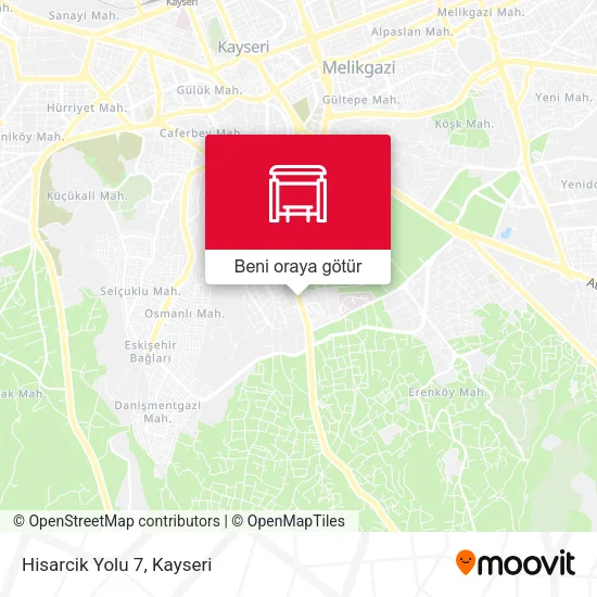 Hisarcik Yolu 7 harita