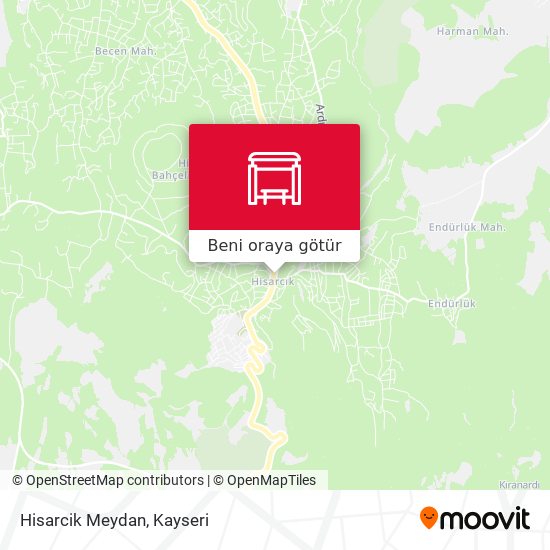 Hisarcik Meydan harita