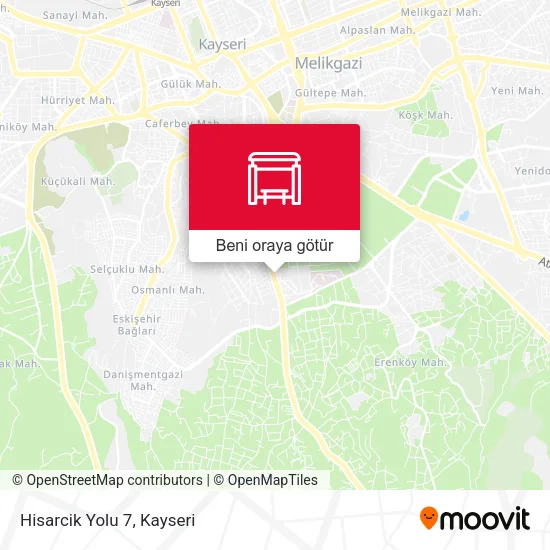 Hisarcik Yolu 7 harita