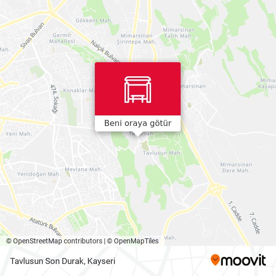 Tavlusun Son Durak harita