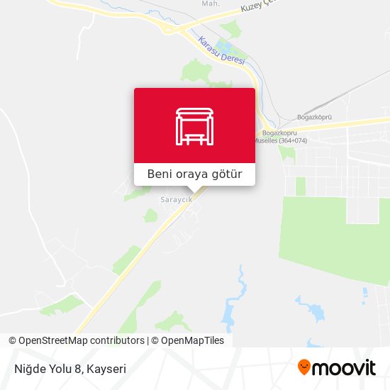 Niğde Yolu 8 harita