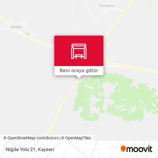 Niğde Yolu 21 harita