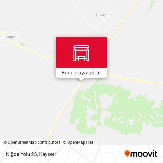 Niğde Yolu 23 harita