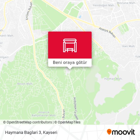 Haymana Baglari 3 harita