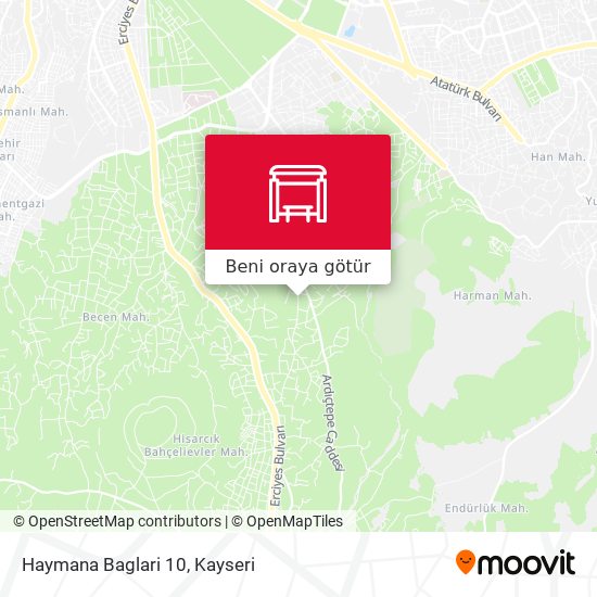 Haymana Baglari 10 harita