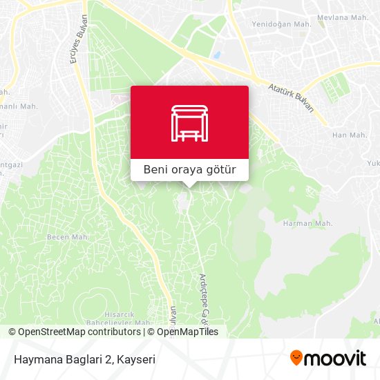 Haymana Baglari 2 harita