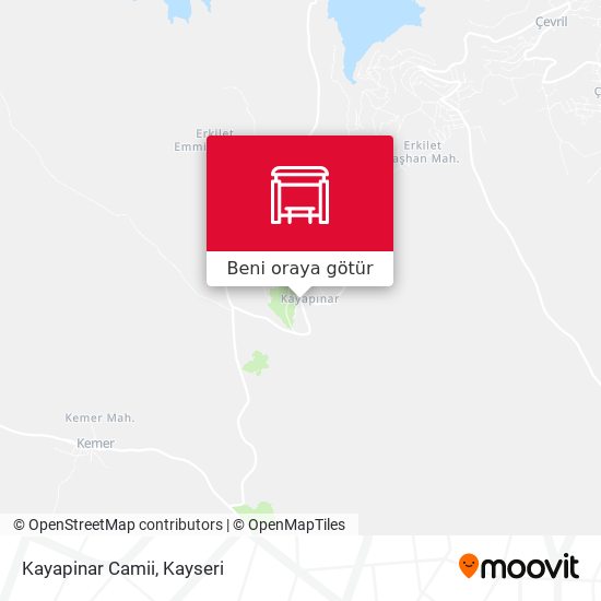 Kayapinar Camii harita