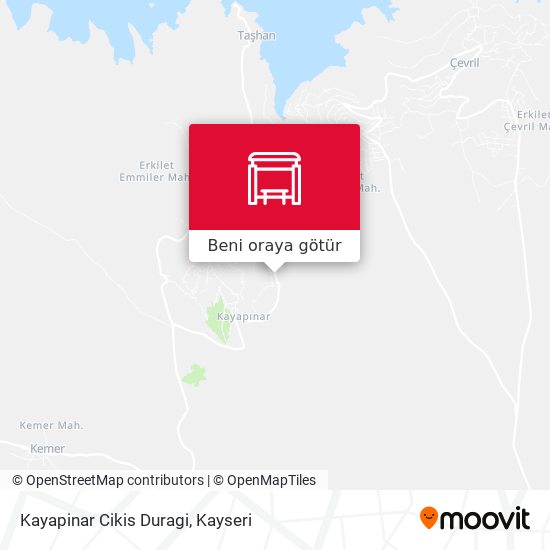 Kayapinar Cikis Duragi harita