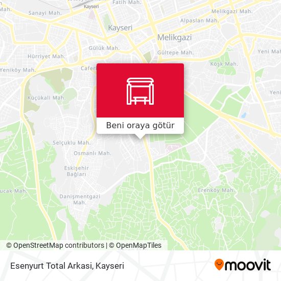 Esenyurt Total Arkasi harita