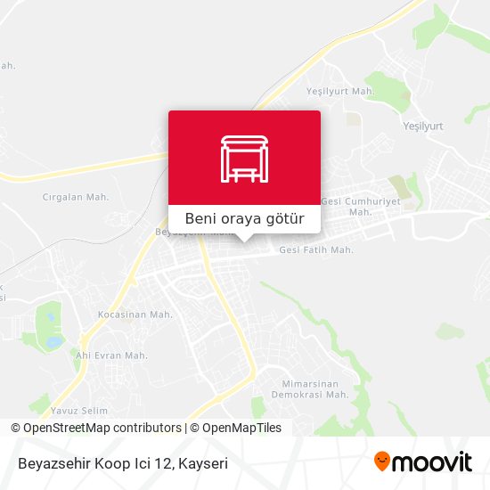 Beyazsehir Koop Ici 12 harita