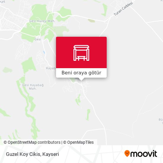 Guzel Koy Cikis harita