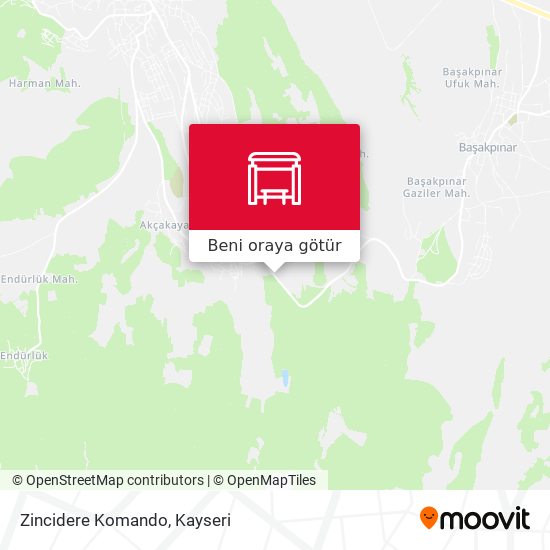 Zincidere Komando harita