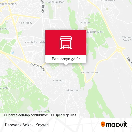 Derevenk Sokak harita