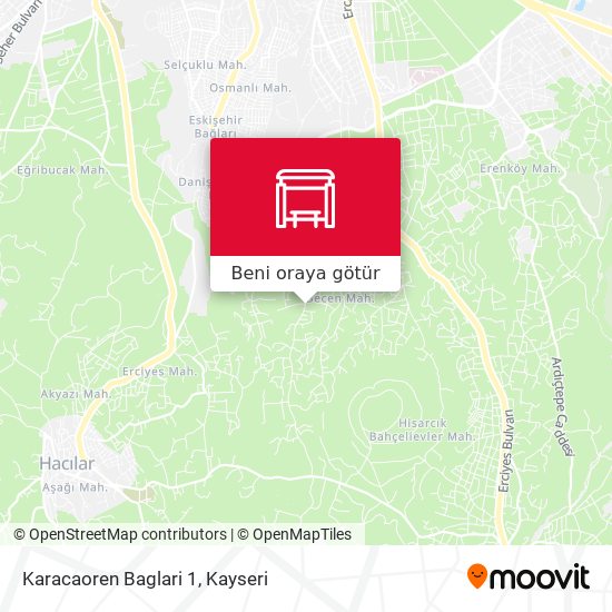 Karacaoren Baglari 1 harita