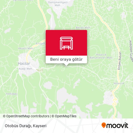 Otobüs Durağı harita