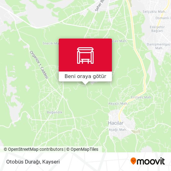 Otobüs Durağı harita