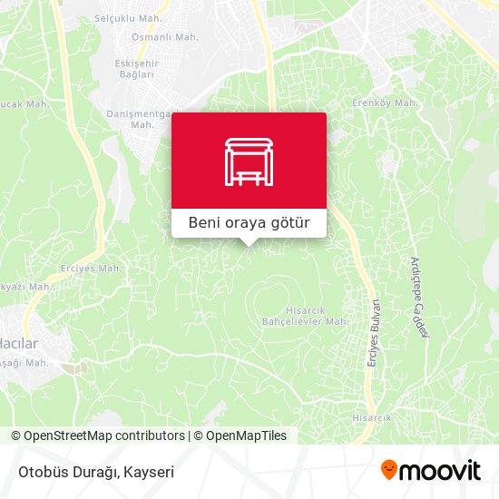 Otobüs Durağı harita