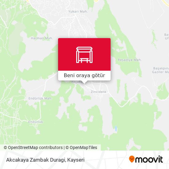 Akcakaya Zambak Duragi harita